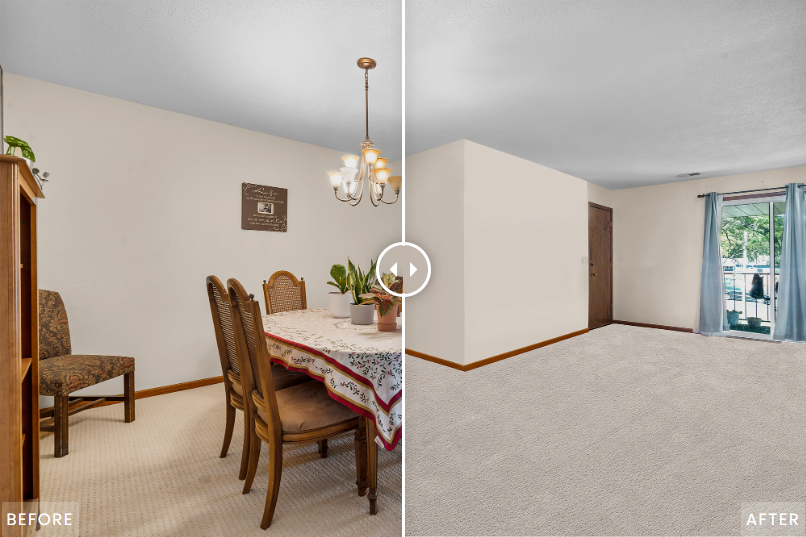 Object Removal in real estate photo editing service