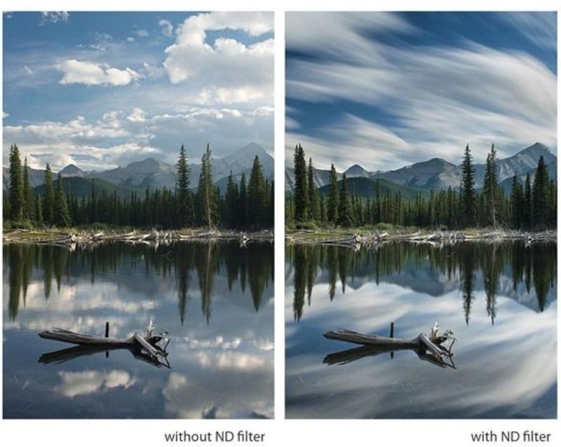 Creating effects with ND filter