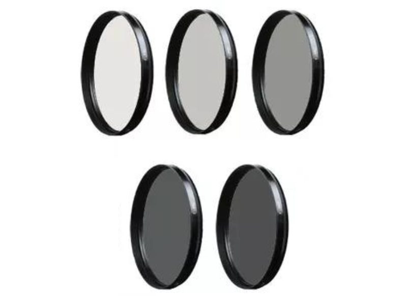 Different densities of ND filter