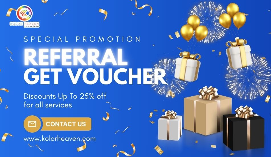 Referral get voucher